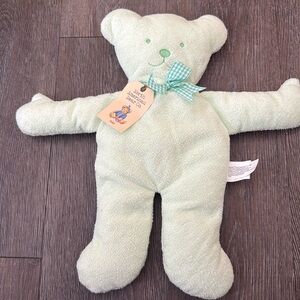 North American Bear Co Pancake Bear Pastel Green 15" New NWT